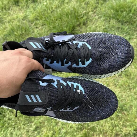 Adidas AlphaEdge 4D Goodbye Gravity Black Running Shoes 9.5